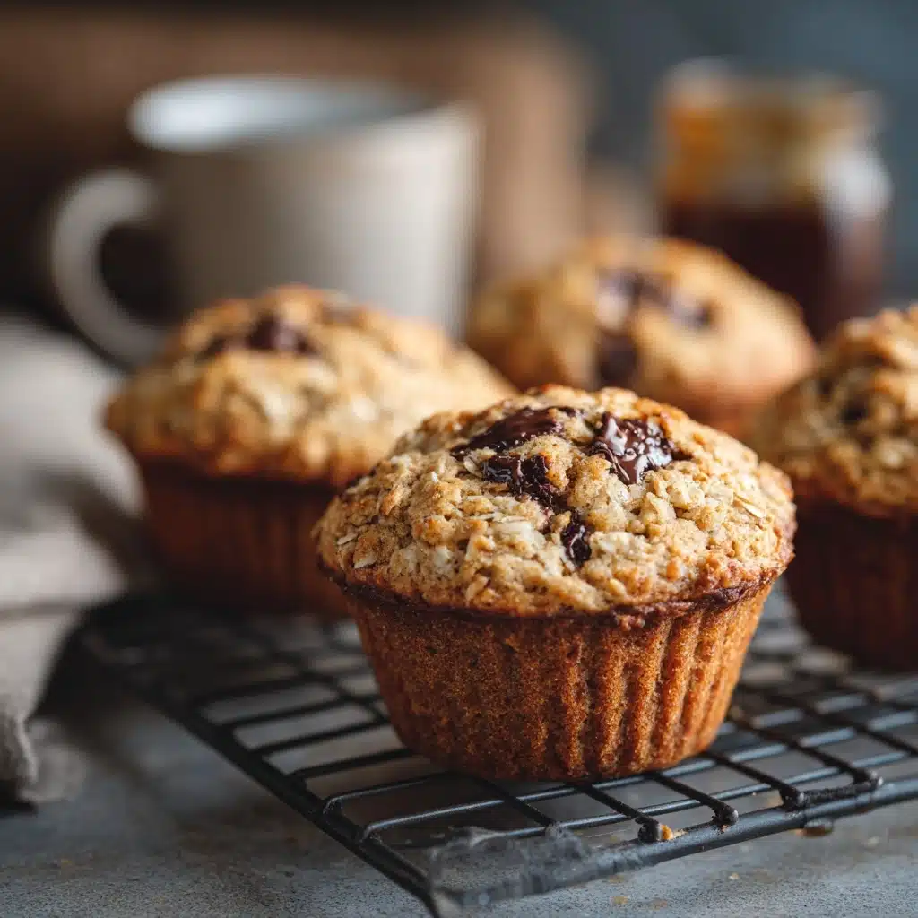 Dark Chocolate Oat Muffins Recipe - Recipe Image