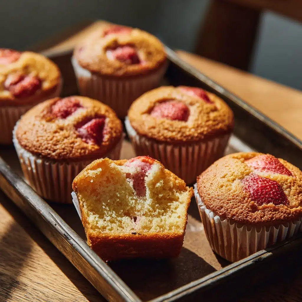 Strawberry Yogurt Muffins Recipe - Recipe Image