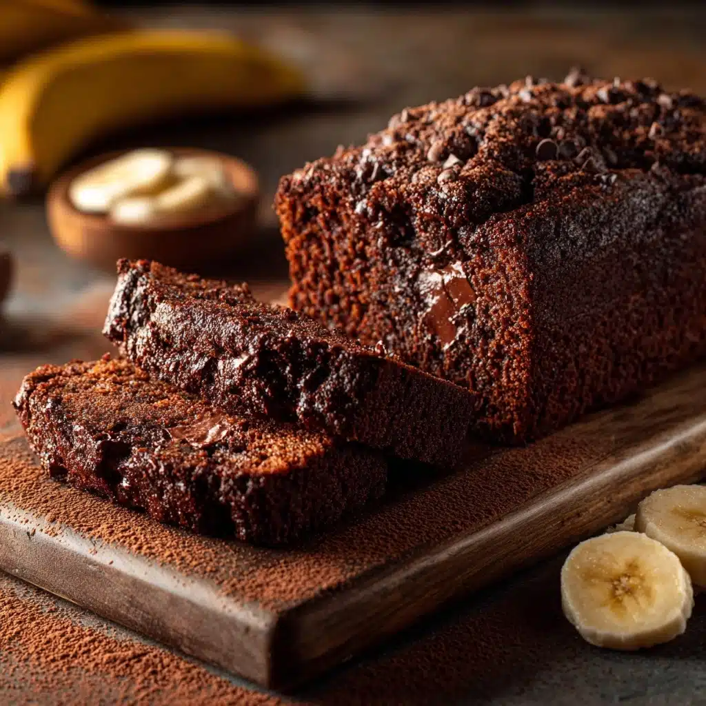 Dark Chocolate Banana Loaf Recipe - Recipe Image