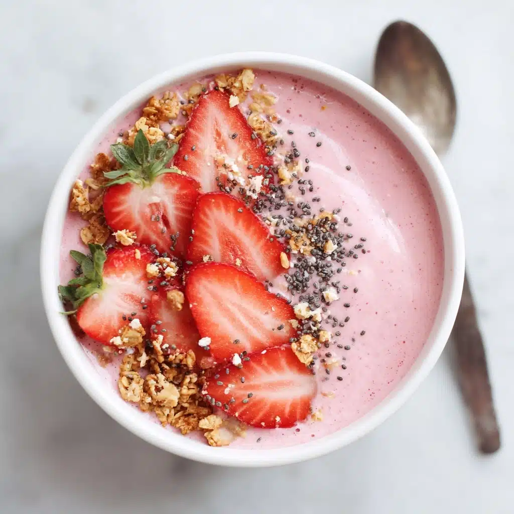Oat & Strawberry Smoothie Bowl Recipe
