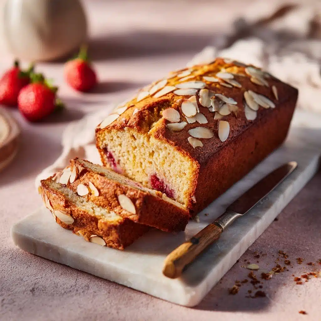 Strawberry Almond Breakfast Loaf Recipe - Recipe Image