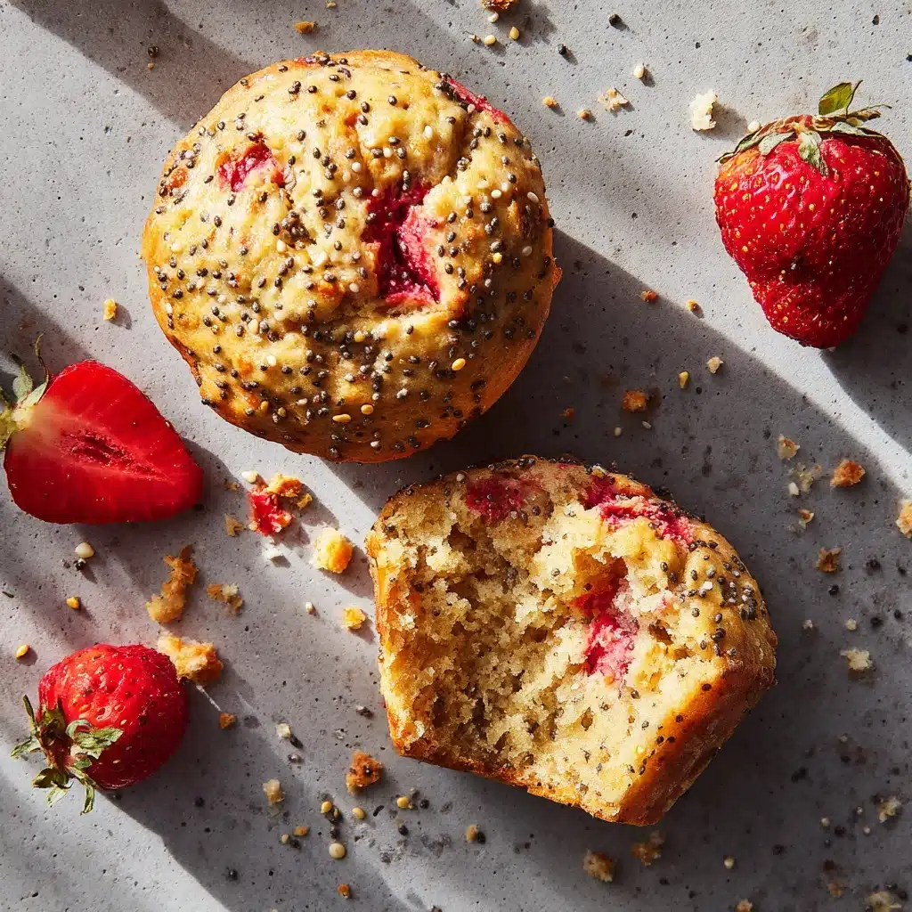 Strawberry Chia Muffins Recipe - Recipe Image