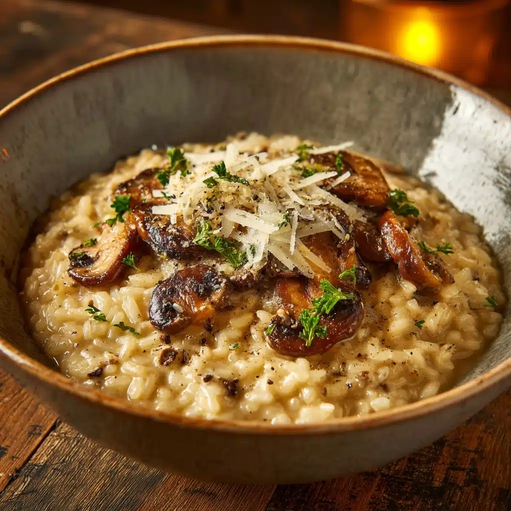Creamy Mushroom Risotto Recipe - Recipe Image