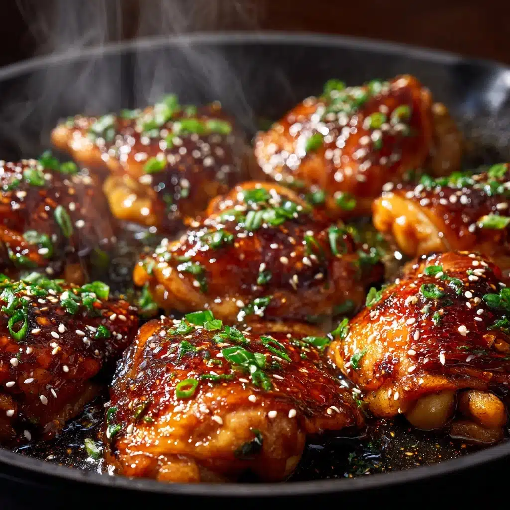 Honey Garlic Chicken Thighs Recipe - Recipe Image