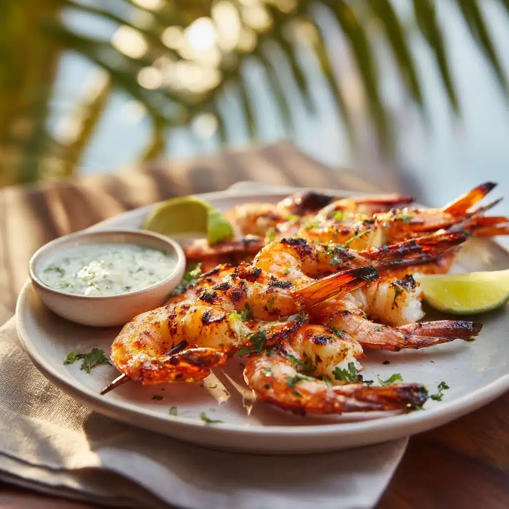 Prawn Kebab with Coconut Chutney Recipe - Recipe Image