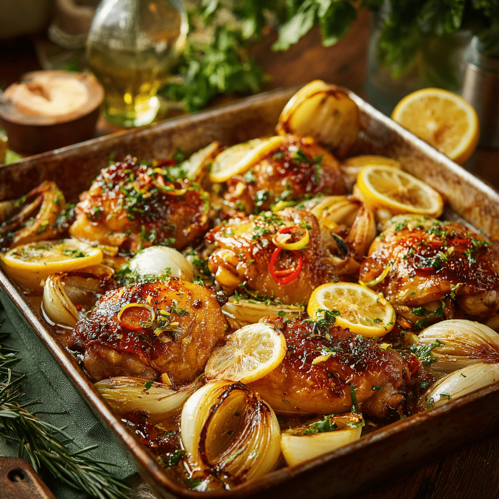 Baked Hot Honey Chicken Recipe - Recipe Image