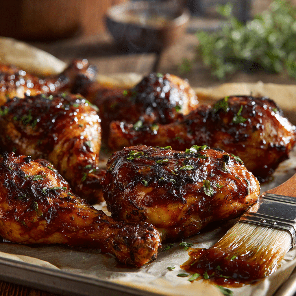 BBQ Chicken Legs (Oven-Baked) Recipe - Recipe Image