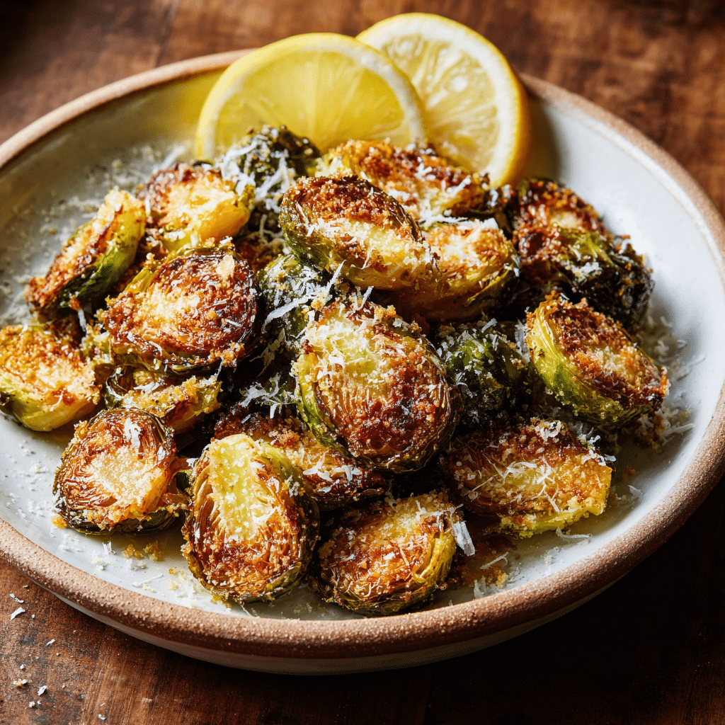 Parmesan Roasted Brussels Sprouts Recipe - Recipe Image