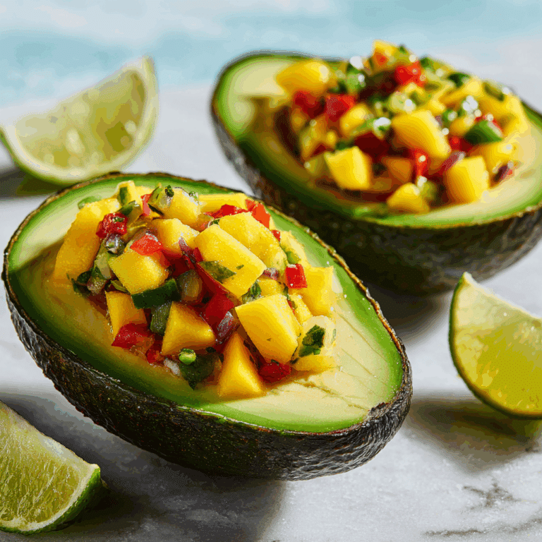 Spicy Mango Avocado Cups Recipe