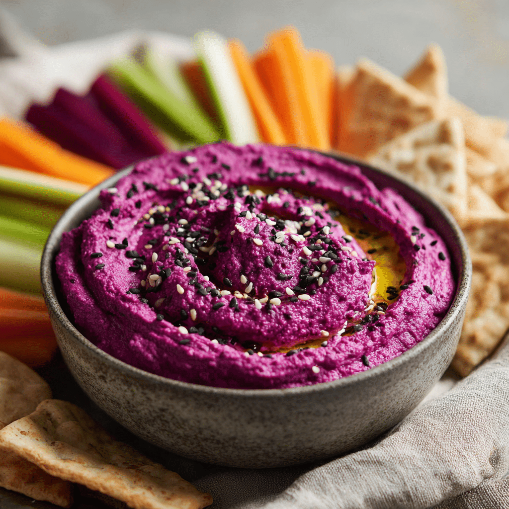 Purple Sweet Potato Hummus Recipe