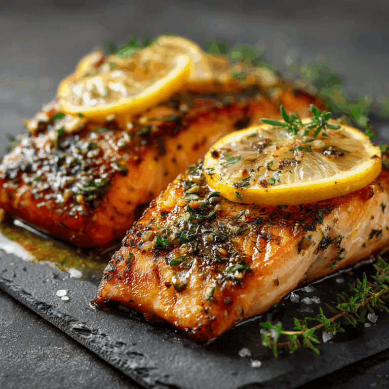 Lemon-Herb Grilled Salmon Recipe