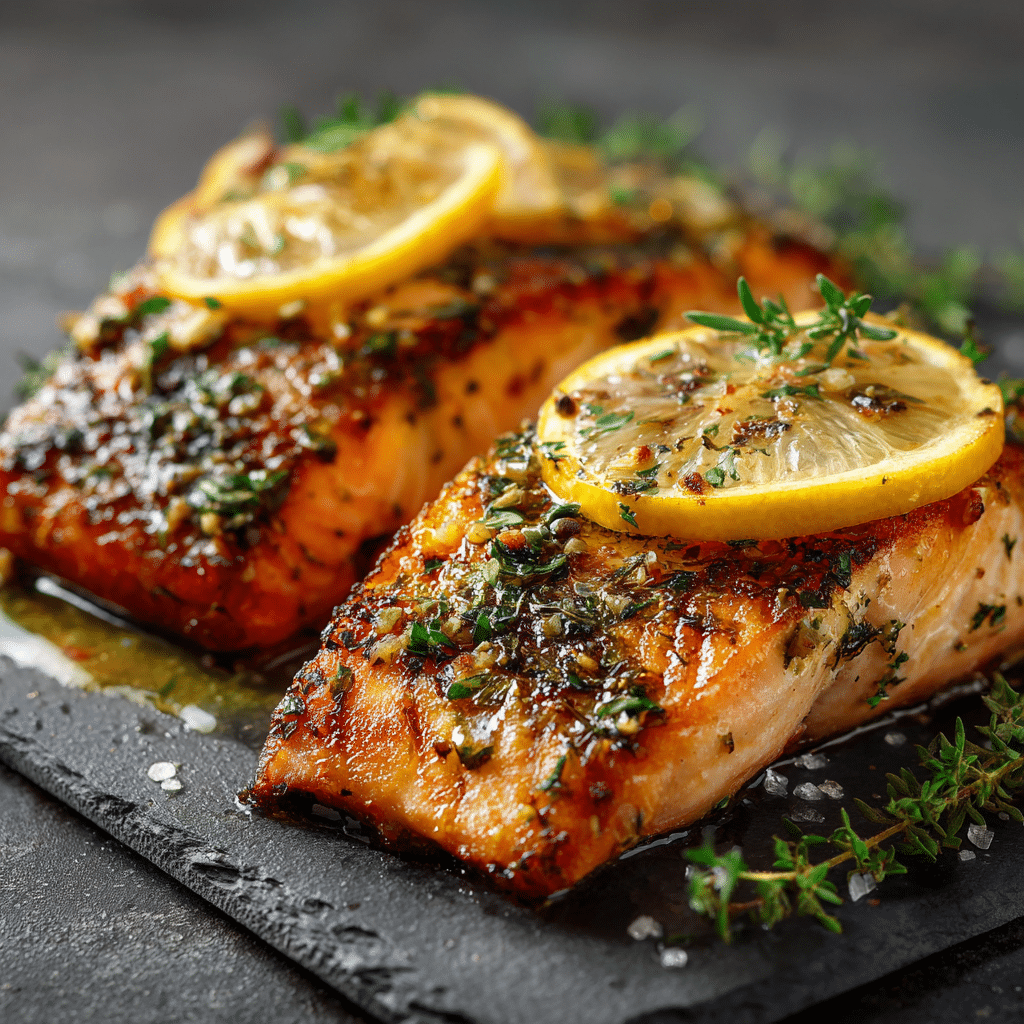 Lemon-Herb Grilled Salmon Recipe