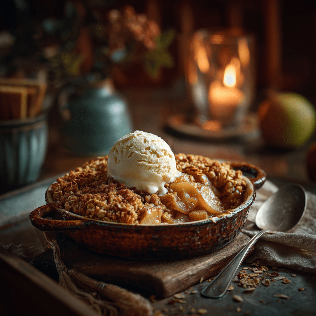 Caramelized Apple Crumble Recipe - Recipe Image