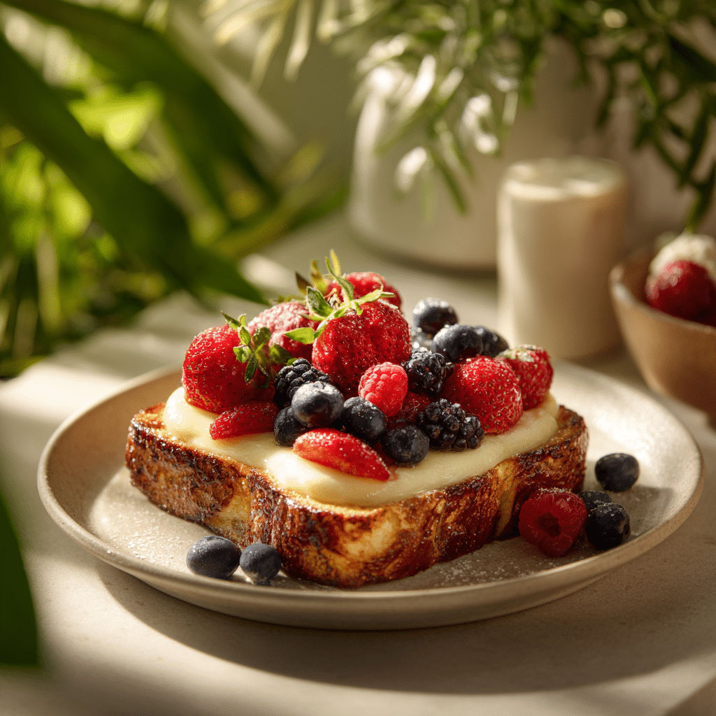 Yogurt Custard Toast - Recipe Image