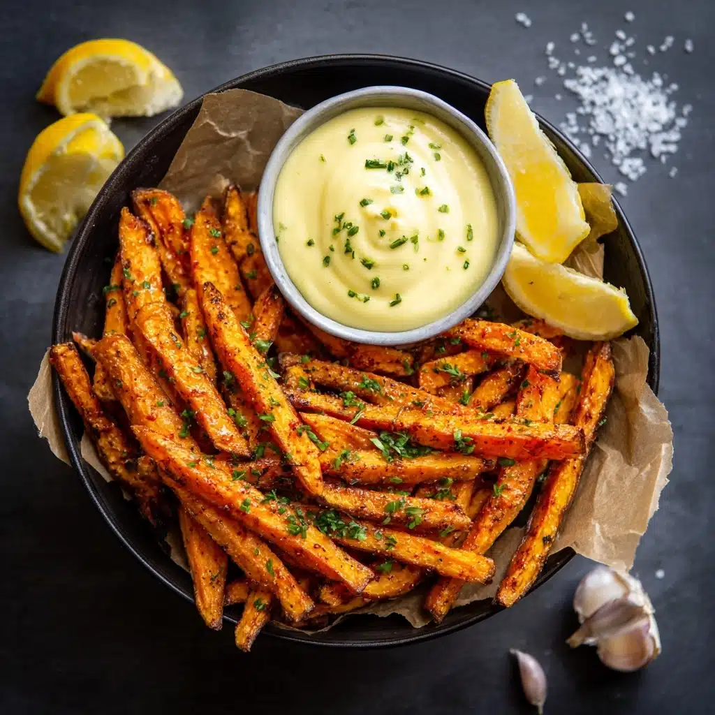 Sweet Potato Fries with Garlic Aioli Recipe - Recipe Image