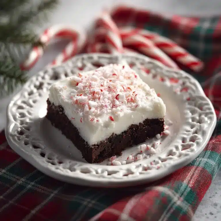 Peppermint Bark Brownies Recipe