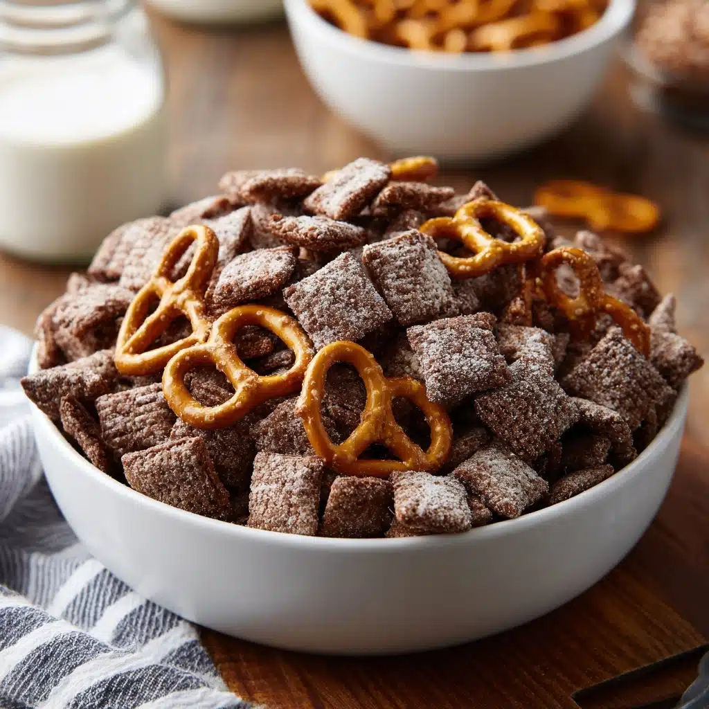 Brownie Batter Puppy Chow Recipe - Recipe Image