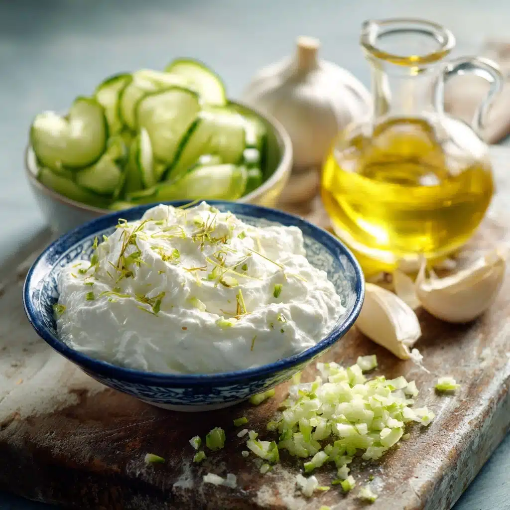 Cucumber Yogurt Dip (Tzatziki) Recipe