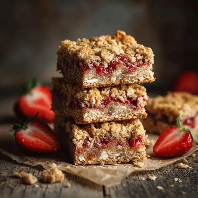 Strawberry Oatmeal Breakfast Bars Recipe
