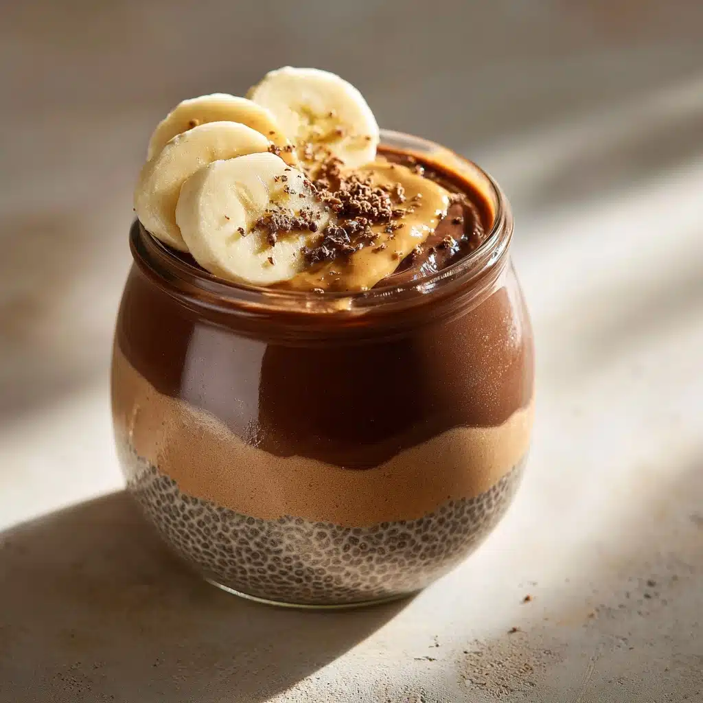 Chia Pudding with Dark Chocolate & Almond Butter Recipe - Recipe Image