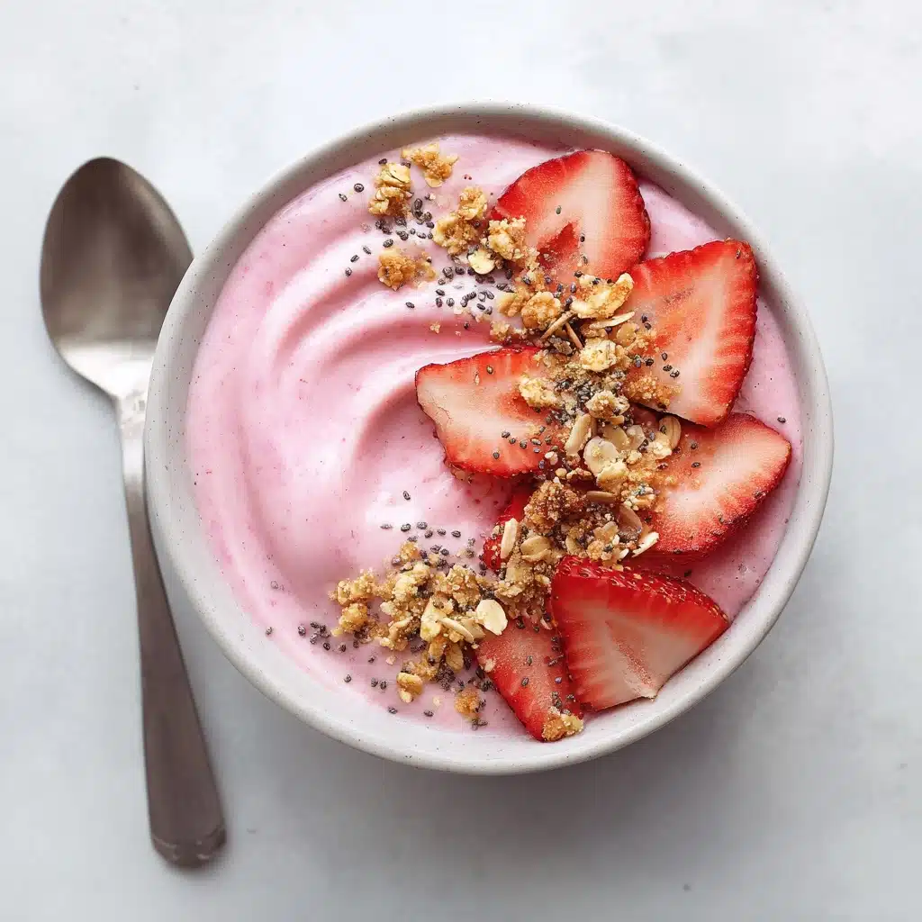 Oat & Strawberry Smoothie Bowl Recipe - Recipe Image