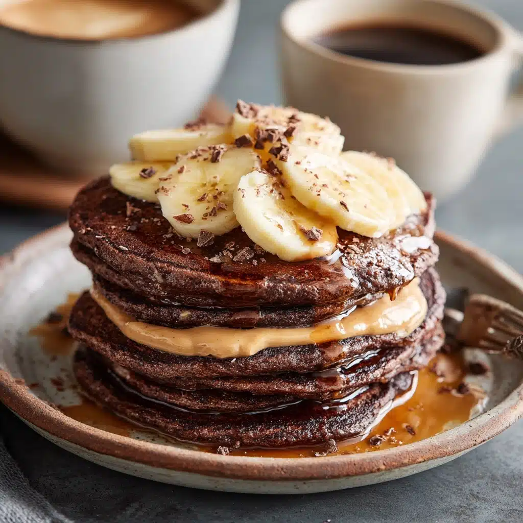 Dark Chocolate Protein Pancakes Recipe - Recipe Image