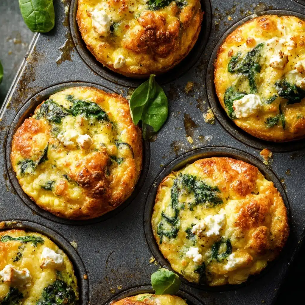 Savory Spinach & Feta Egg Muffins Recipe