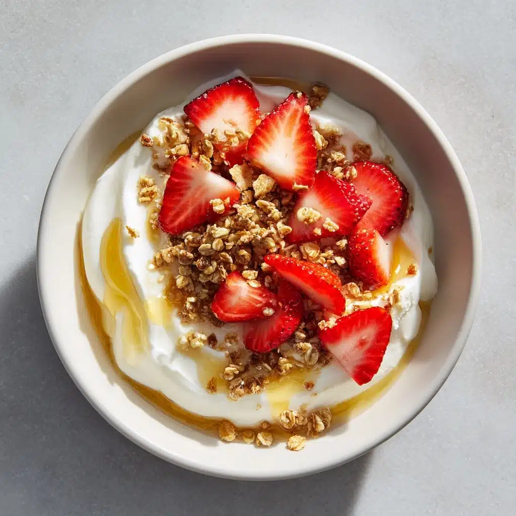 Cottage Cheese Strawberry Bowl Recipe - Recipe Image