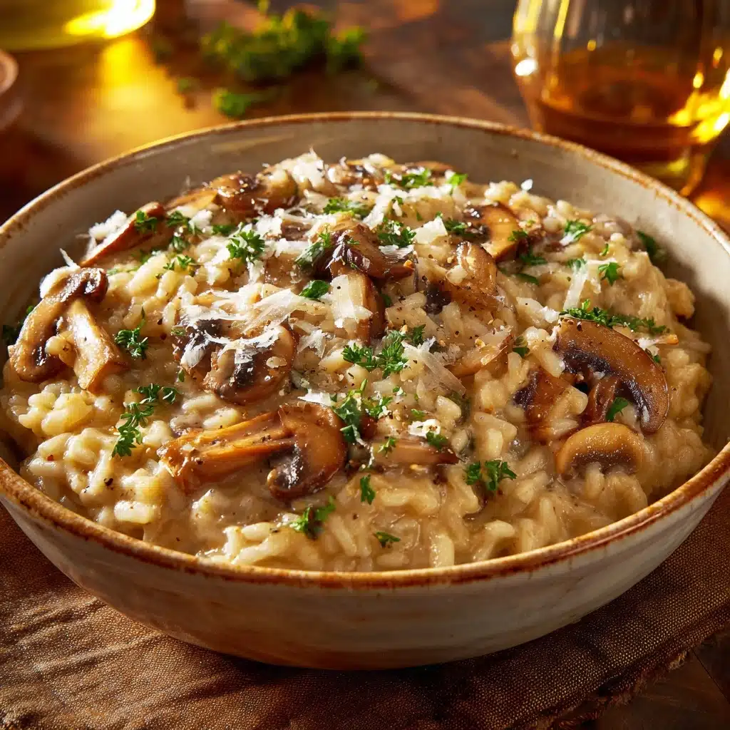 Creamy Mushroom Risotto Recipe