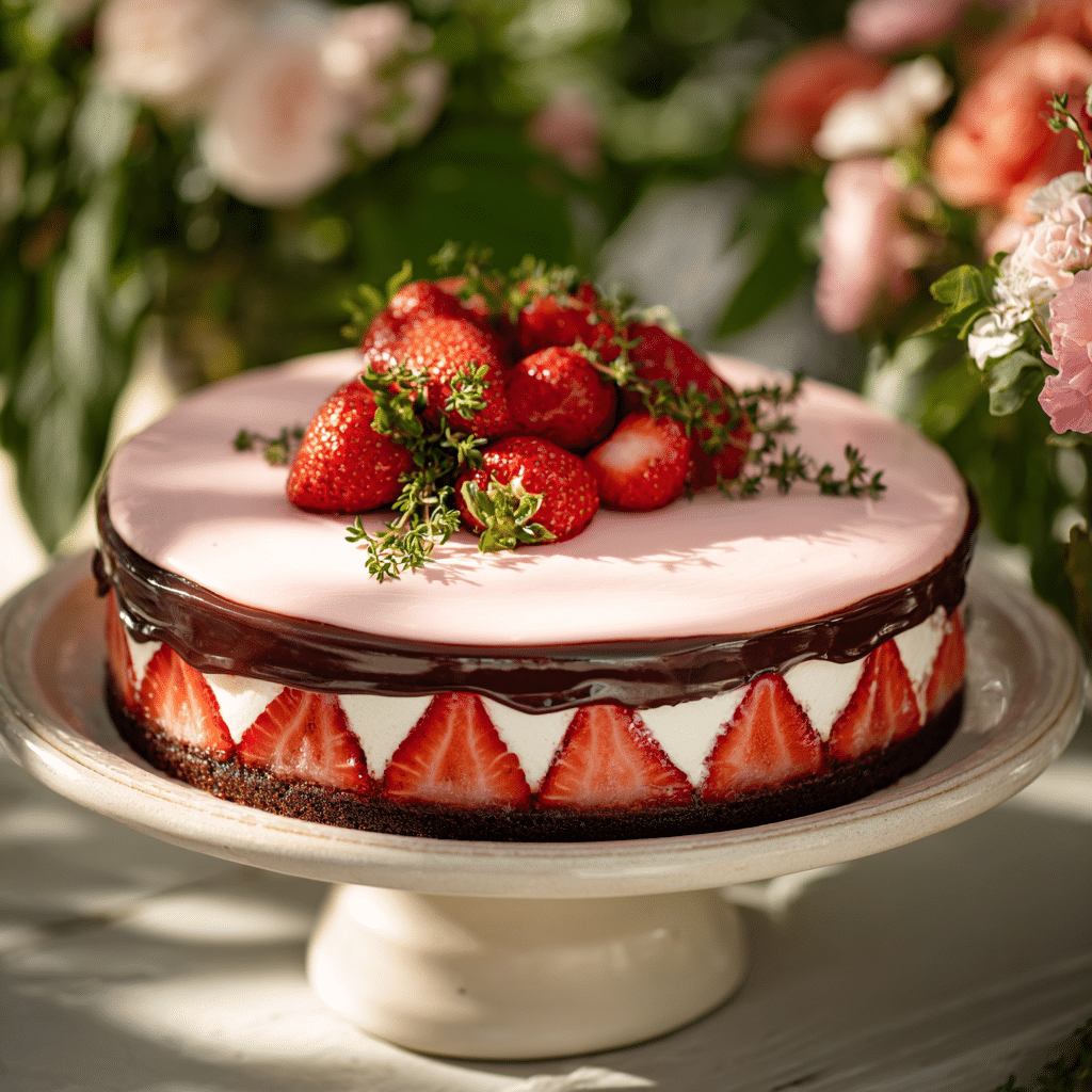 Strawberry Chocolate Torte (vegan & gluten-free) Recipe