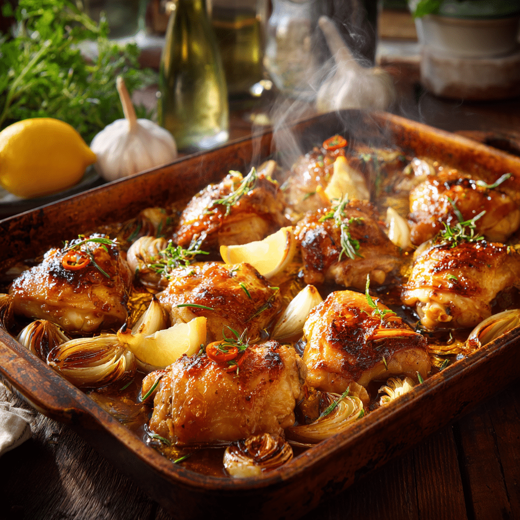 Baked Hot Honey Chicken Recipe - Recipe Image