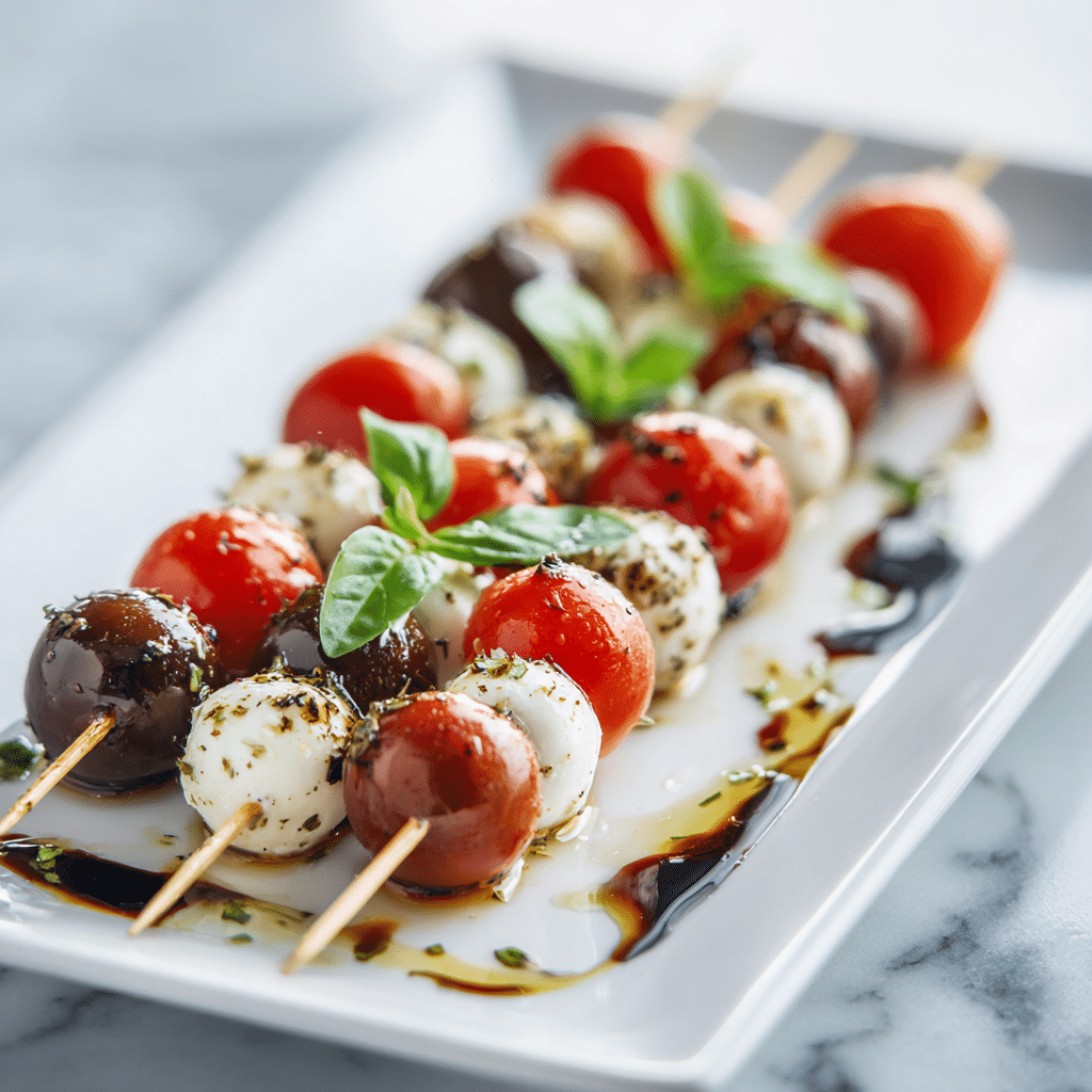 Mini Caprese Skewers Recipe - Recipe Image