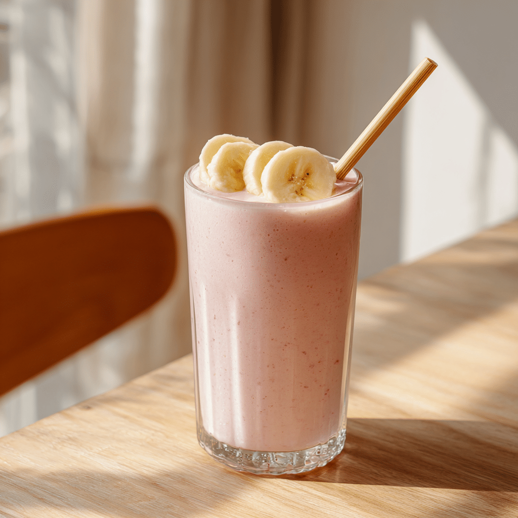 Strawberry Banana Smoothie Recipe - Recipe Image