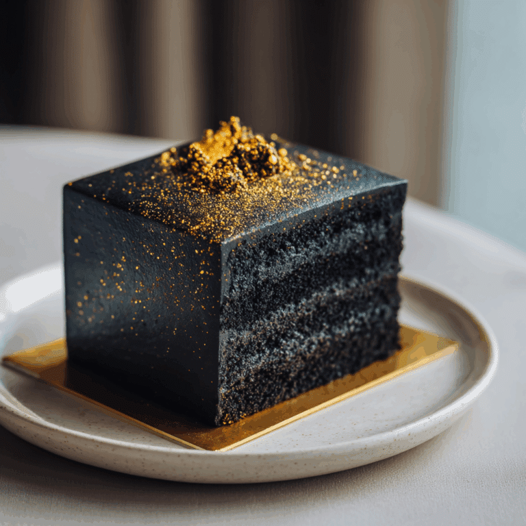 Midnight Black Velvet Cake Recipe