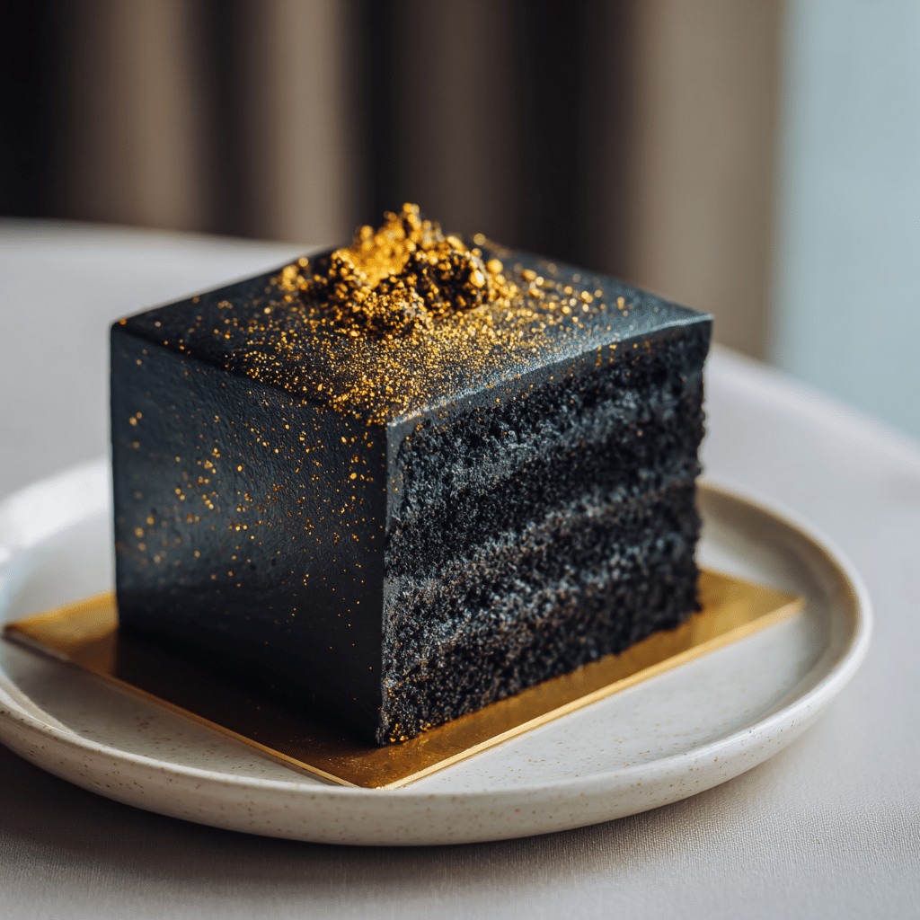 Midnight Black Velvet Cake Recipe