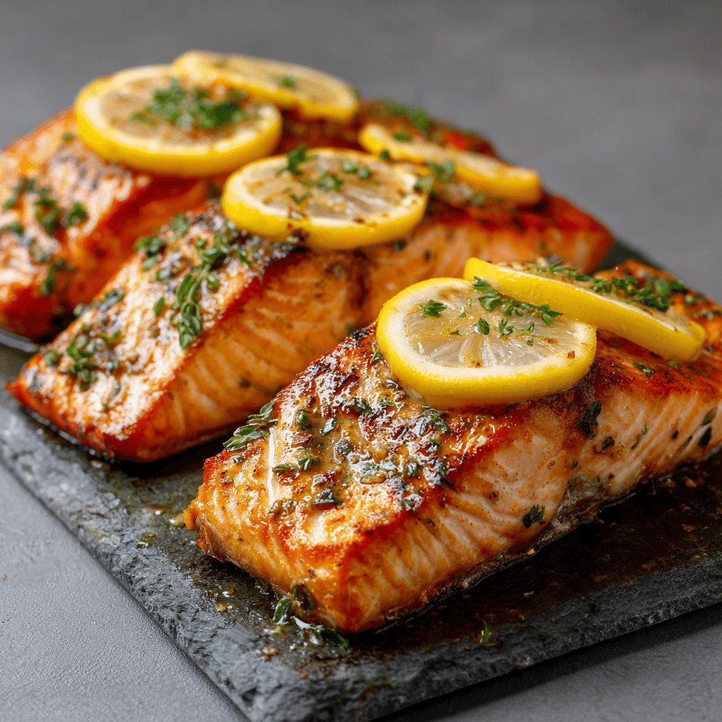 Lemon-Herb Grilled Salmon Recipe - Recipe Image