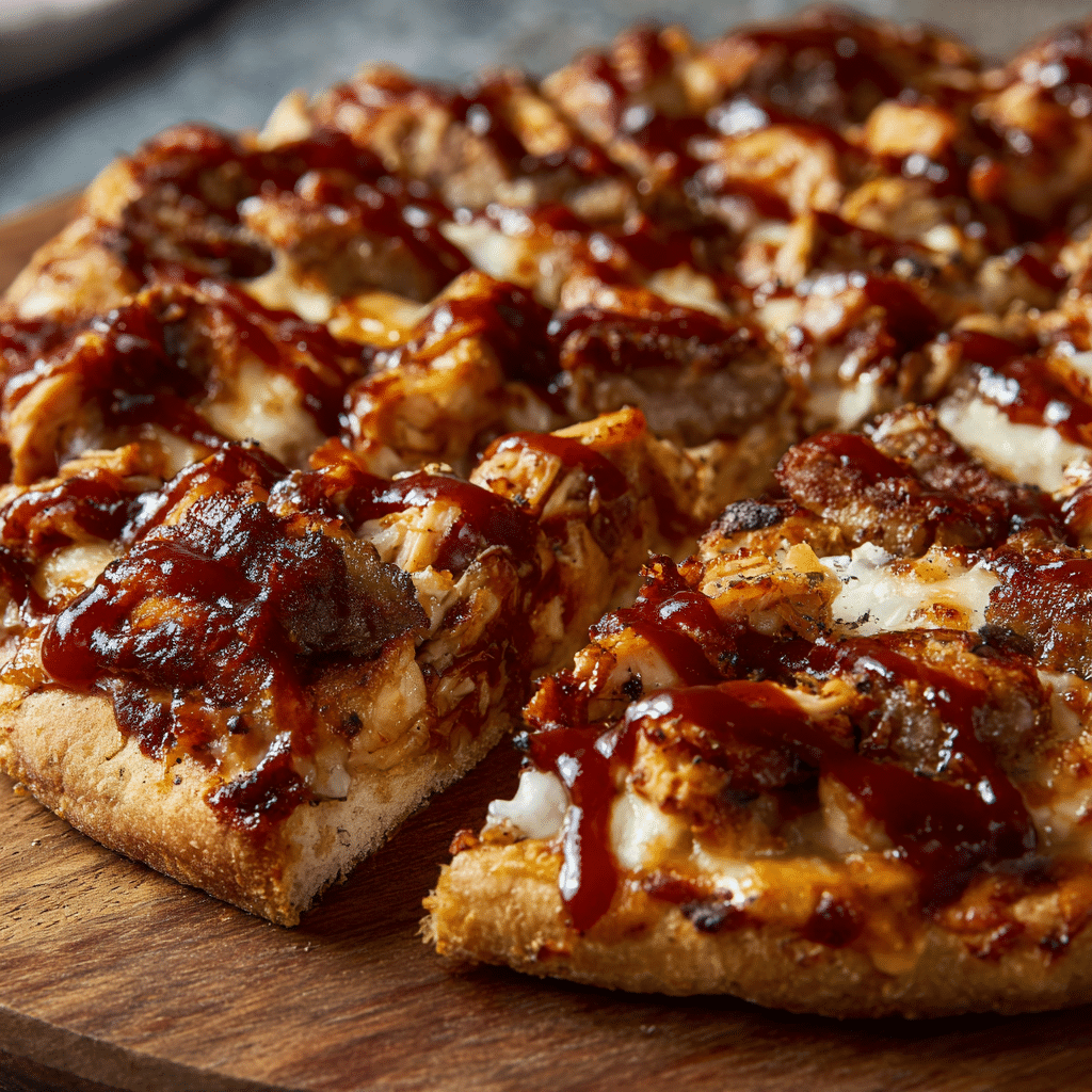 Spicy BBQ Chicken & Sausage Pizza Recipe