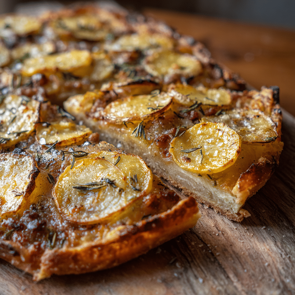 Smoky Sausage & Potato Pizza Recipe - Recipe Image