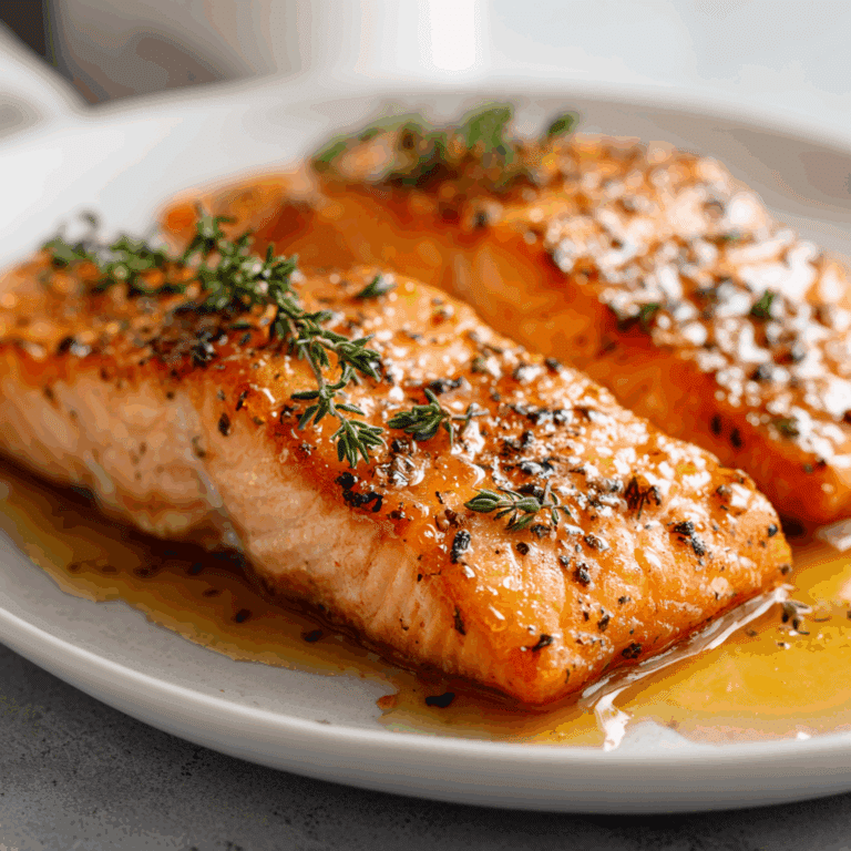 Lemon Honey Glazed Salmon Recipe