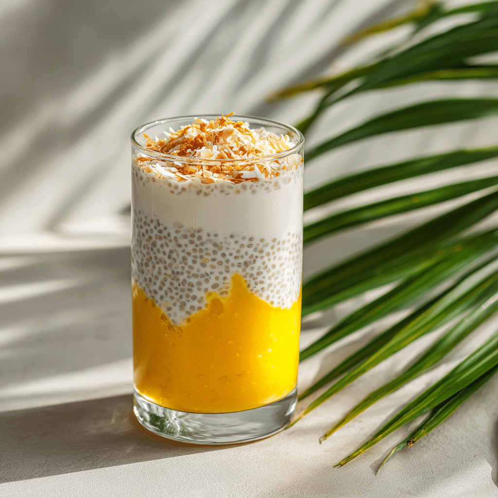 Coconut Mango Chia Parfait Recipe