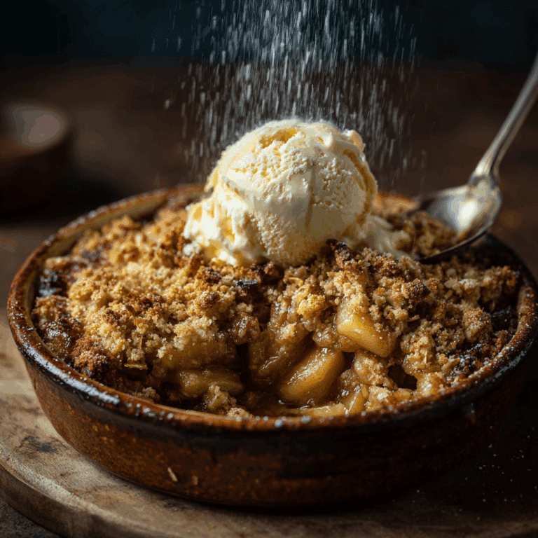 Caramelized Apple Crumble Recipe