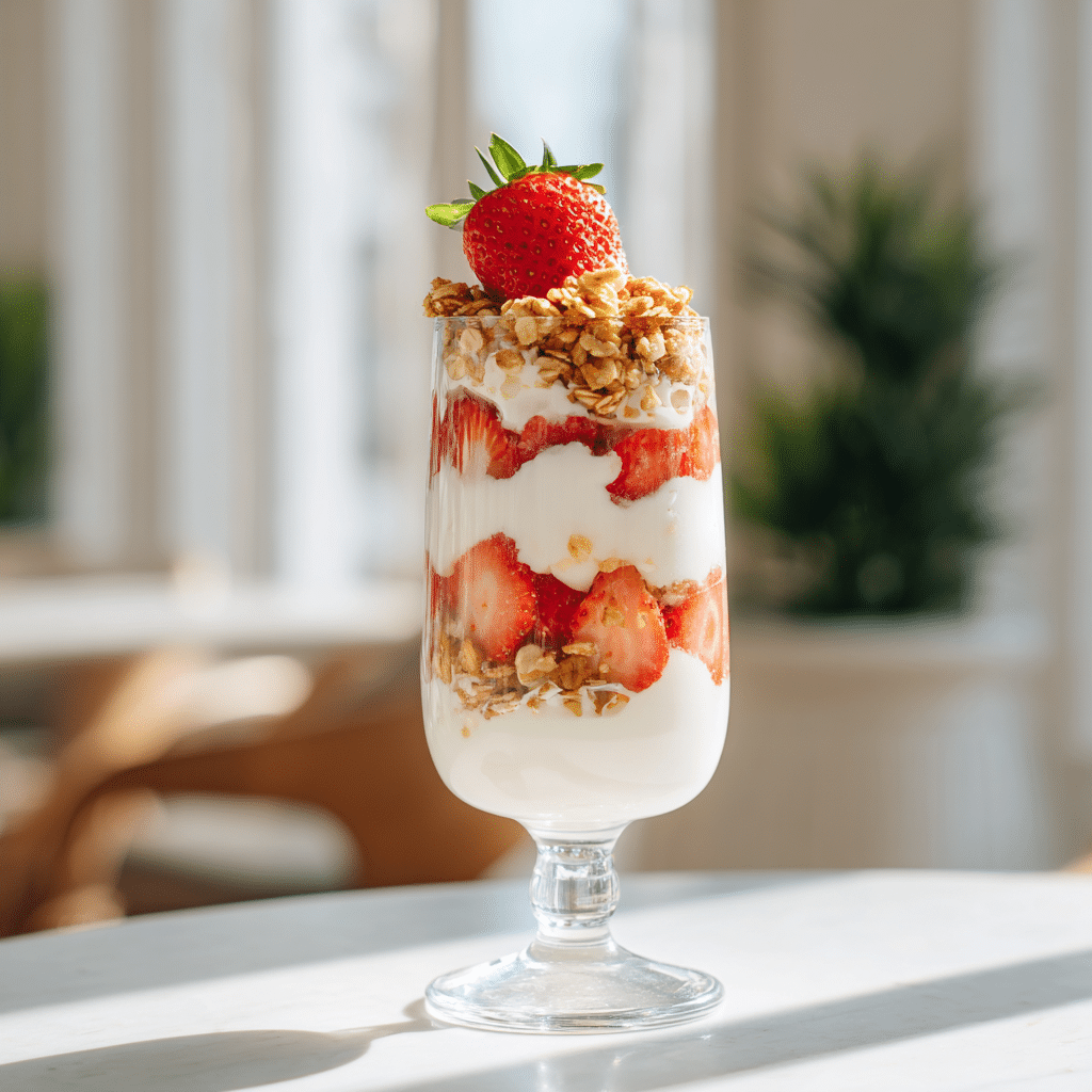 Strawberry Yogurt Parfait Recipe - Recipe Image