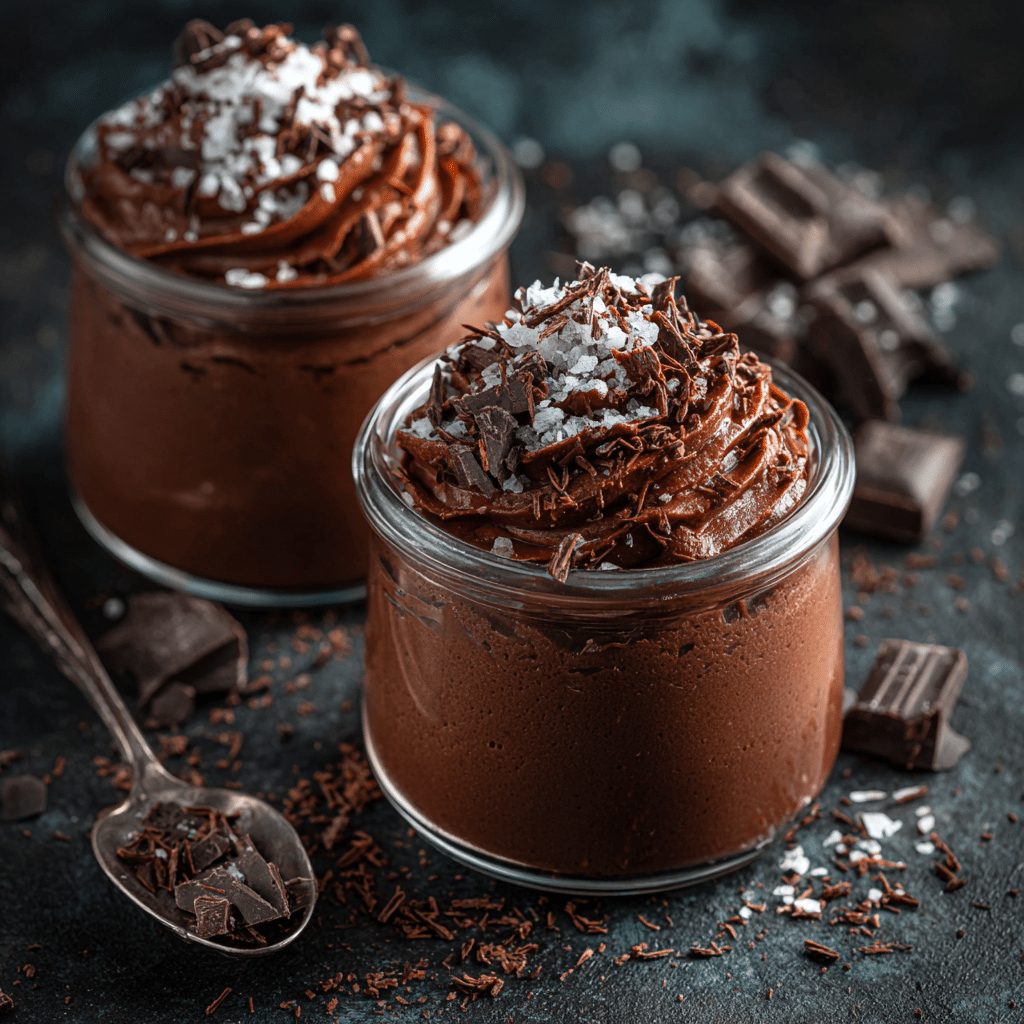 Chocolate Mousse with Sea Salt Recipe