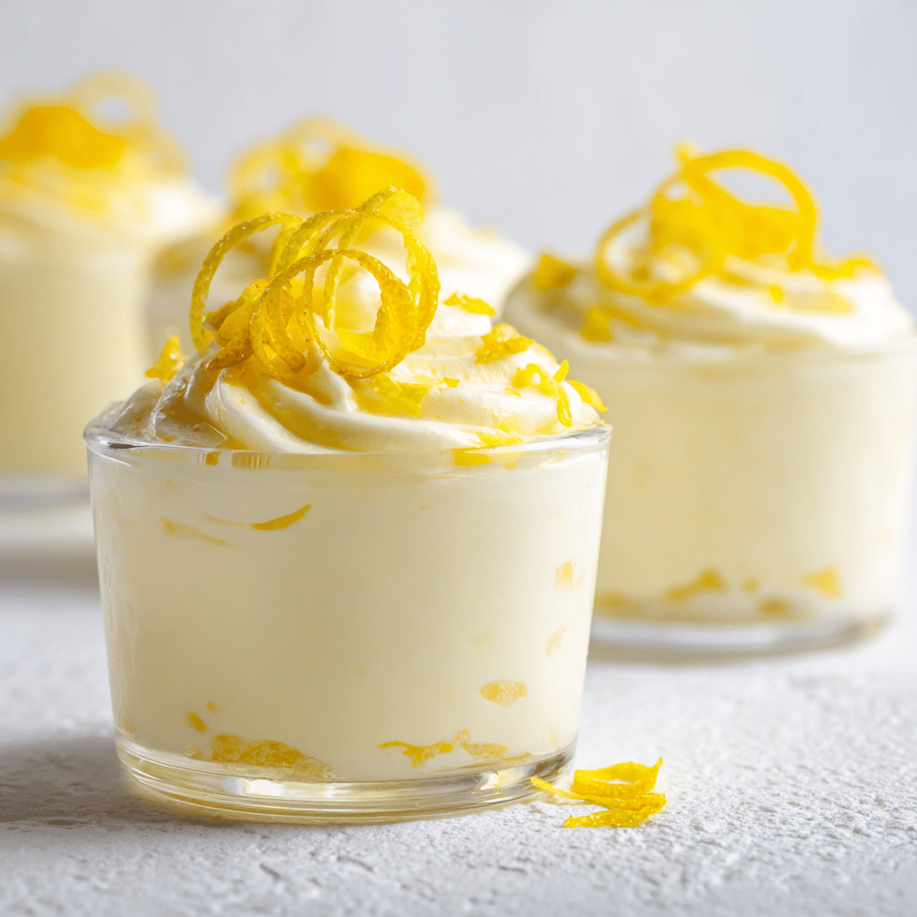 Lemon Cream Dessert Cups Recipe - Recipe Image