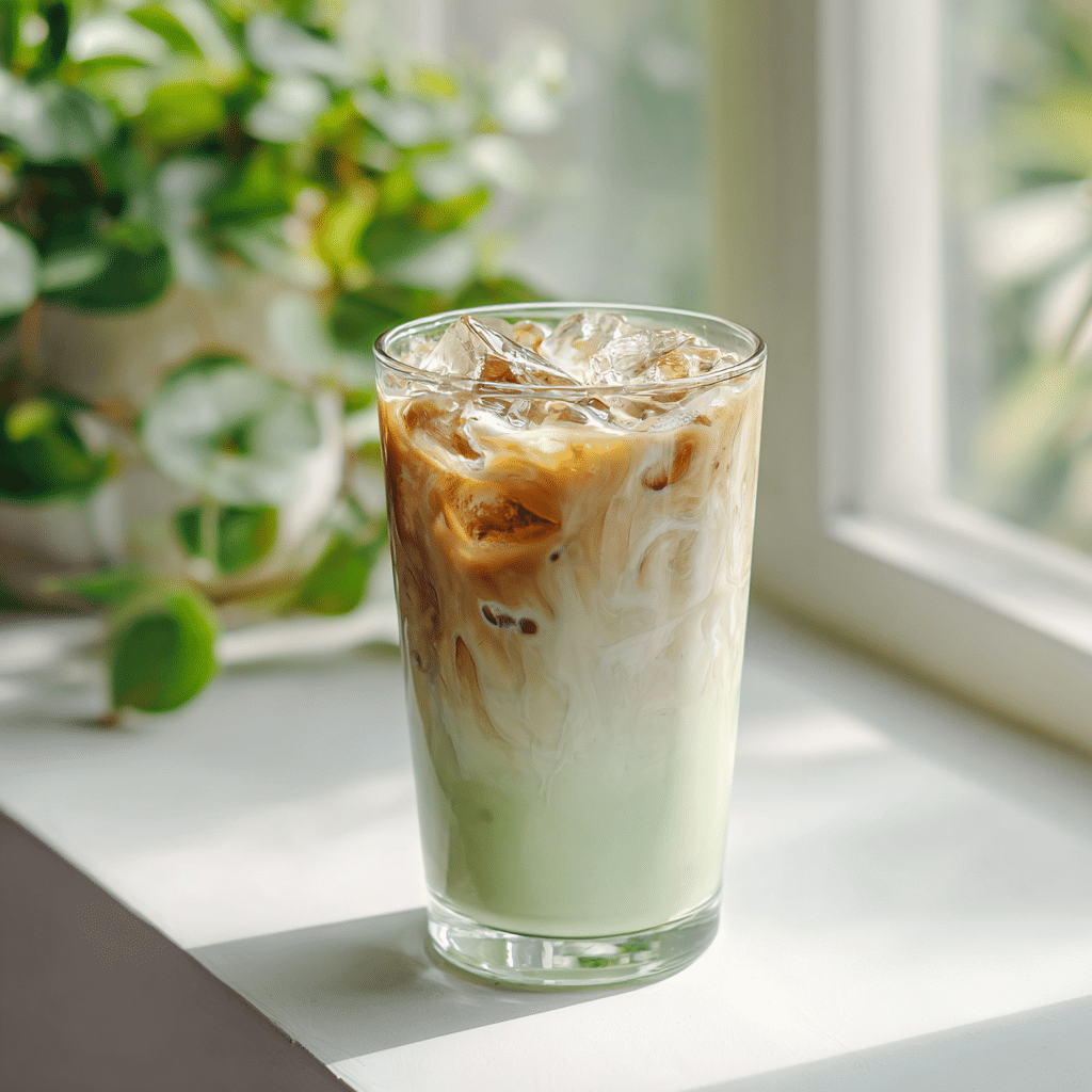 Pistachio Iced Latte - Recipe Image