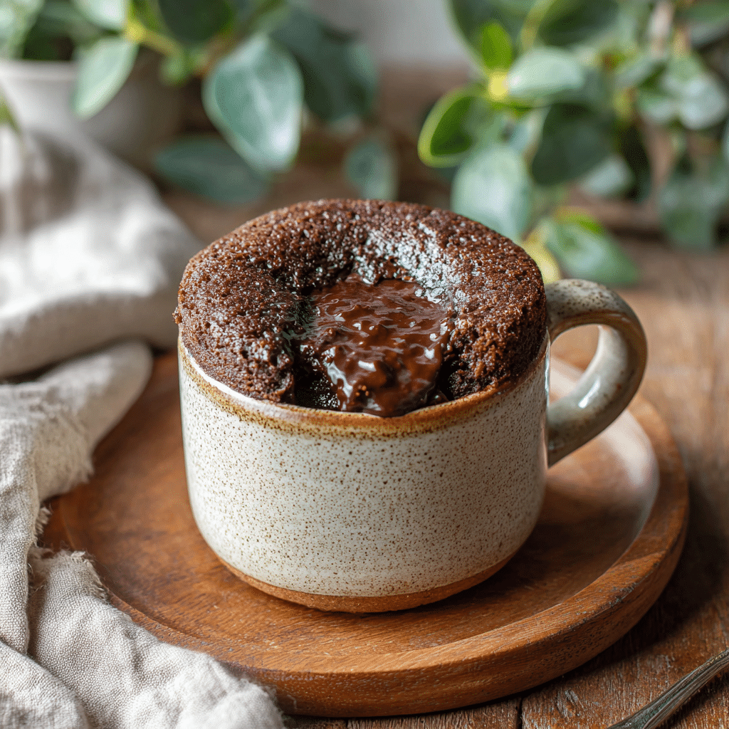 Chocolate Lava Mug Cake - Recipe Image