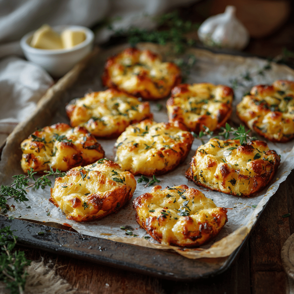 Cheesy Garlic Bread Bites Recipe - Recipe Image