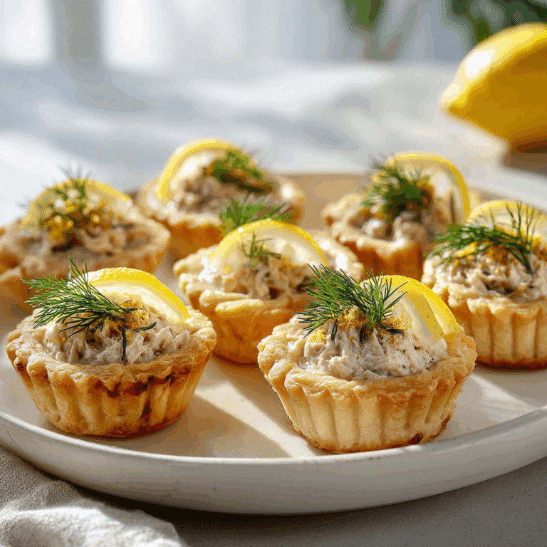 Mini Tuna Tartlets Recipe