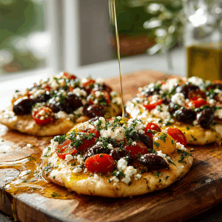 Mini Mediterranean Flatbreads Recipe