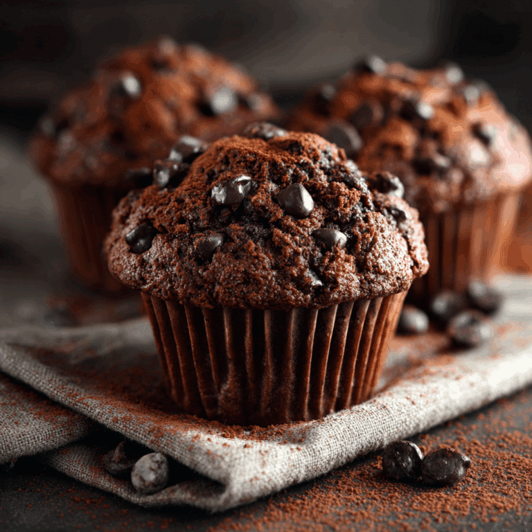 Double Chocolate Muffins Recipe